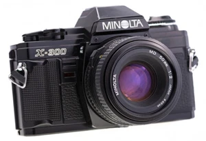 Minolta X - 300 Black mit Minolta MD 50 mm f 2,0 Geprüft /Getestet Top ( 1160 - Bild 1 von 7