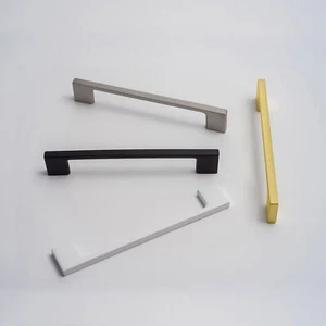 Kitchen handles cupboard cabinet drawer door pull matt black nickel brass white - Picture 1 of 10