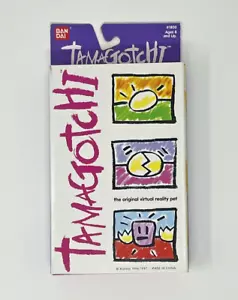 Tamagotchi 1997 Bandai Originale Gen 1 Virtual Pet Blu/Rosa/Giallo NUOVO - Foto 1 di 12