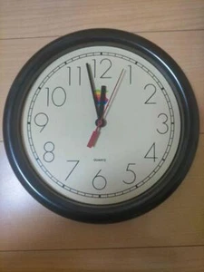 Horloge murale vintage Apple Computer Logo 10", logo arc-en-ciel années 1990 non testé - Photo 1/3