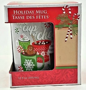 NEW CHRISTMAS HOLIDAY MUG 12 Fl Oz. Gift Coffee Cute - Picture 1 of 5