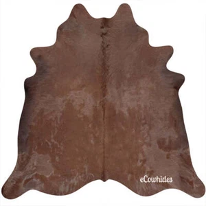 Chocolate Dyed Cowhide Rug - Picture 1 of 2