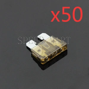 50 PIEZAS 7,5A camiones para automóviles barcos SUV automático HID luz fusible hoja estándar grande - Imagen 1 de 2