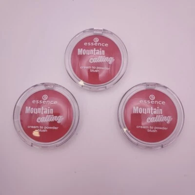 LOT OF 3 ESSENCE Mountain Calling Cream To Powder Blush LET'S CLIMB MOUNT BEAUTY - Image 1 of 4