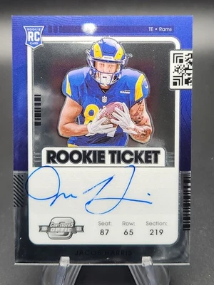 Jacob Harris 2021 Panini Contenders Optic Rookie Ticket Auto - Image 1 of 2