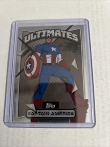 2025 TOPPS MARVEL X-MEN FINEST 97 ULTIMATES UNCOMMON CARD CAPTAIN AMERICA #55 - Picture 1 of 1