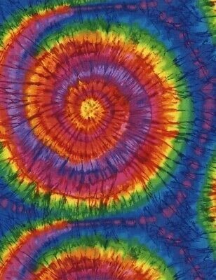 Kids Fabric - Large Rainbow Tie-Dye Print C3931 - Timeless Treasures YARD - Image 1 of 2