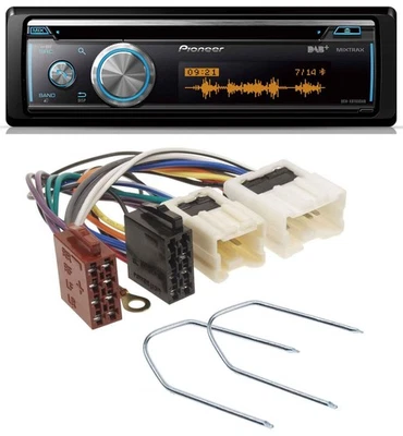 Pioneer MP3 DAB USB CD Bluetooth Autoradio für Nissan Pathfinder 96-03 Quest 93- - Bild 1 von 4