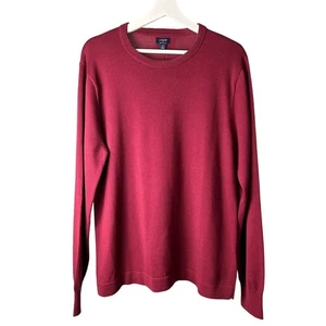 J.Crew Pullover Damen Medium AZ229 weinrot 100 % Baumwolle klassisch einfach neu mit Etikett - Bild 1 von 8