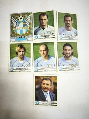 Lotto 7 figurine Panini Lazio anni 2000 – Marchegiani Mendieta Kovačević - Immagine 1 di 2