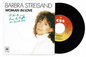 Barbra STREISAND Vinyle 45T 7" RPM WOMAN IN LOVE - RUN WILD - CBS 8966 punki64 - Picture 1 of 2