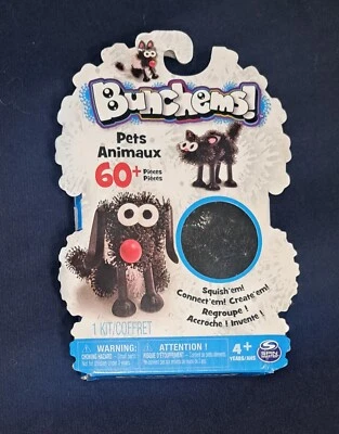Spin Master Bunchems! Pets Animaux Dog Cat Tactile Craft 60+ Pieces Complete Set - Image 1 of 4