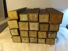 Jpb Lot 25 Vtg Universal Full Scale Piano Word Roll Gift Style Boxes Prop Tools