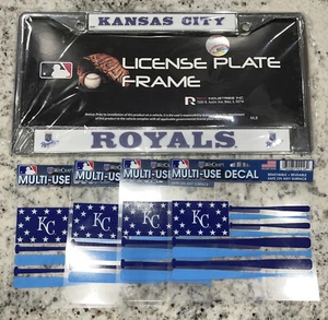 Kansas City Royals Multi-Use Decal and License Plate Frame New - Picture 1 of 7