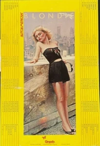 BLONDIE ORIGINAL 1980 CHRYSALIS RECORDS PROMO CALENDAR AUTOAMERICAN - Bild 1 von 1