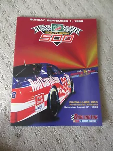SEPTEMBER 1996 SOUTHERN 500 NASCAR RACE PROGRAM-DARLINGTON-DALE JARRETT * - Picture 1 of 2