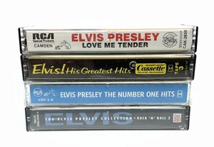 Lot of 4 Elvis Presley Cassettes - Picture 1 of 6