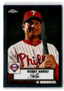 2021 Topps Chrome Platinum Anniversary Bobby Abreu #469 Philadelphia Phillies