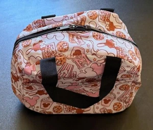 Wow! Nice Girls Handbag w/ Disney, Food, Drink Symbols! Colorful 8"x7.5"x4" L@@K - Picture 1 of 6