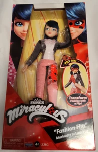 Miraculous Fashion Flip Doll Marinette a Coccinella Zag Heroez | Nuovo! Paillettes 4+ - Foto 1 di 2