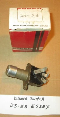 Nuevo interruptor atenuador de luz/h Essex DS-53 1957 Rambler, 1963-73 I.H.C. de colección camión Foto 1 de 3