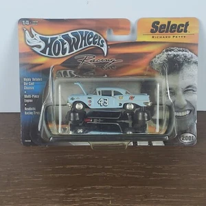 1:64 2001 Hot Wheels Select Richard Petty #43 NASCAR 1957 Olds Diecast - Picture 1 of 4