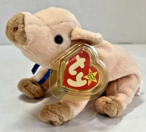 Vintage Ty Beanie Baby - KNUCKLES the Pig (1999 Release) MINT with MINT TAGS - Picture 1 of 11