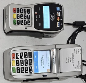 First Data FD130 Duo Credit Card Machine FD-35 W/Paper and Power Adapter - Picture 1 of 8