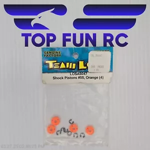 Losi LOSA5047 Shock Pistons #55, Orange (4) For 1/10th Scale - Picture 1 of 1