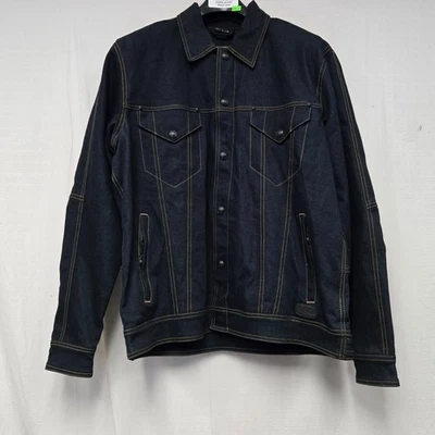 Roland Sands Design RSD Denim Jacket Blue Large *CLOSEOUT Was $350* - Imagem 1 de 4