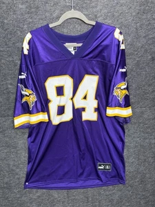 Vintage Puma Athletic Randy Moss Jersey Minnesota Vikings NFL Football L 84 - Picture 1 of 14