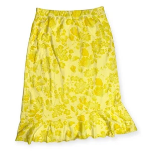 Vintage 1990er FRISCHE PRODUKTE RÜSCHEN BLUMEN WALD FEE ROCK SKURRIL BOHO HIPPIE M - Bild 1 von 11