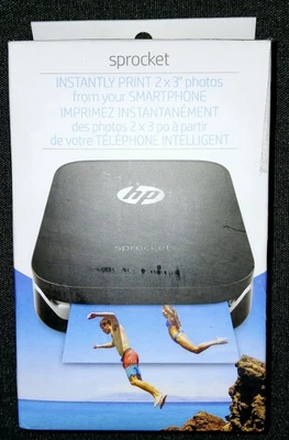 HP Sprocket 100 Digital Photo ZINK Printer X 7N08A Open Box - Image 1 of 3