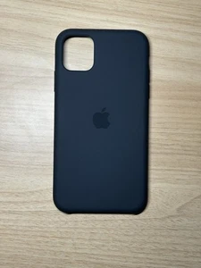 Original Apple Silicone Case for iPhone 11 - Black - Photo 1 sur 3