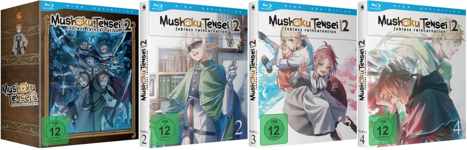 Mushoku Tensei - Jobless Reincarnation - Staffel 2 - Vol.1-4 - Blu-Ray - NEU