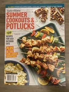 Summer Cookouts & Potlucks: Taste of Home Magazine 2025 ~ 109 Recipes Outdoors - Picture 1 of 4