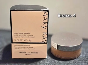 NIB - Mary Kay Mineral Powder Foundation BRONZE 4 - 033378 Discontinued - Picture 1 of 4