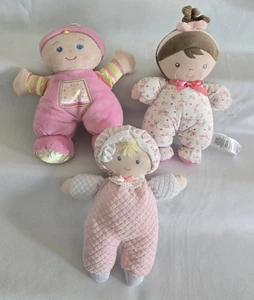 3 Soft Baby Dolls, Eden, 2018, Little Me, 2024, Fisher-Price, 2008 - Picture 1 of 13