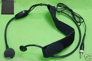 Pro Headset Headworn Wearing Microphone Mic For Sennheiser with waterproof bag - Picture 1 of 5