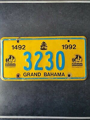 Plaque D'immatriculation Américaine Bahamas • 49€