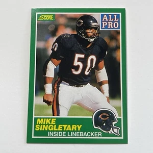 Tarjeta Score Football Mike Singletary Chicago Bears All Pro 1989 #303 - Imagen 1 de 2