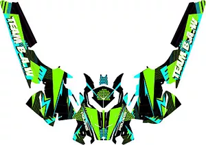 2010-2015 Polaris RMK Pro Graphic Kit Wrap Decals Stickers Retro D1 Design B.A.W - Bild 1 von 10