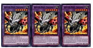 Yugioh- 3X Ignition Beast Volcannon - Common - Unlimited - CBLZ-EN091 - NM - Picture 1 of 1