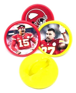 Kansas City Chiefs Cupcake Toppers Ringe Fußball Super Bowl Party - 12er Pack - Bild 1 von 9