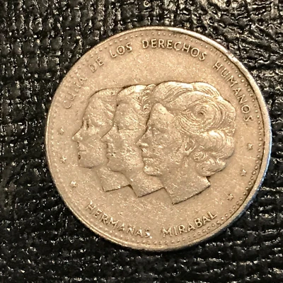 VERY NICE 1986 DOMINICAN 25 CENTAVOS COIN-DEC173 - Image 1 of 2