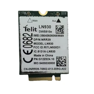 Dell Latitude 7350 DW5810e Telit LN930 NRR39 4G/LTE/DC-HSPA+ WWAN Module Card - Picture 1 of 2