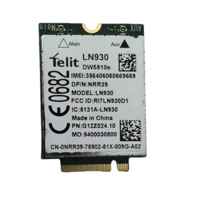 Dell Latitude 7350 DW5810e Telit LN930 NRR39 4G/LTE/DC-HSPA+ WWAN Module Card - Image 1 of 2