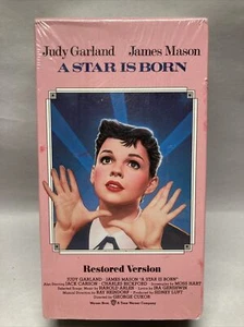 VHS Judy Garland A STAR IS BORN  New Sealed 2 Tapes Hi-Fi  RESTORED VERSION 1954 - Picture 1 of 5
