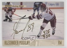 1993-94 Classic Draft Auto Gold /950 Alexander Mogilny Auto