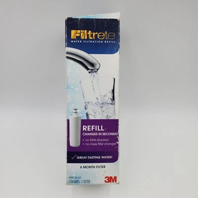 3M Filtrete 3US-AF01 Under Sink 5 Micron Filter 6 Month Water Filtration Refill - Image 1 of 4